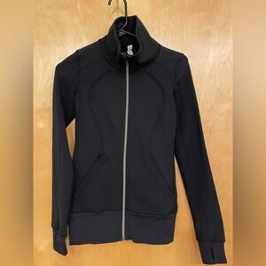 Women's Black Zip-Up Jacket
